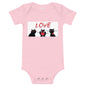 Light Soft Baby Bodysuit - Electric Love