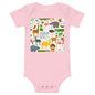 Light Soft Baby Bodysuit - You Animals!