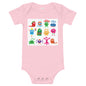 Light Soft Baby Bodysuit - Very Funny Monsters