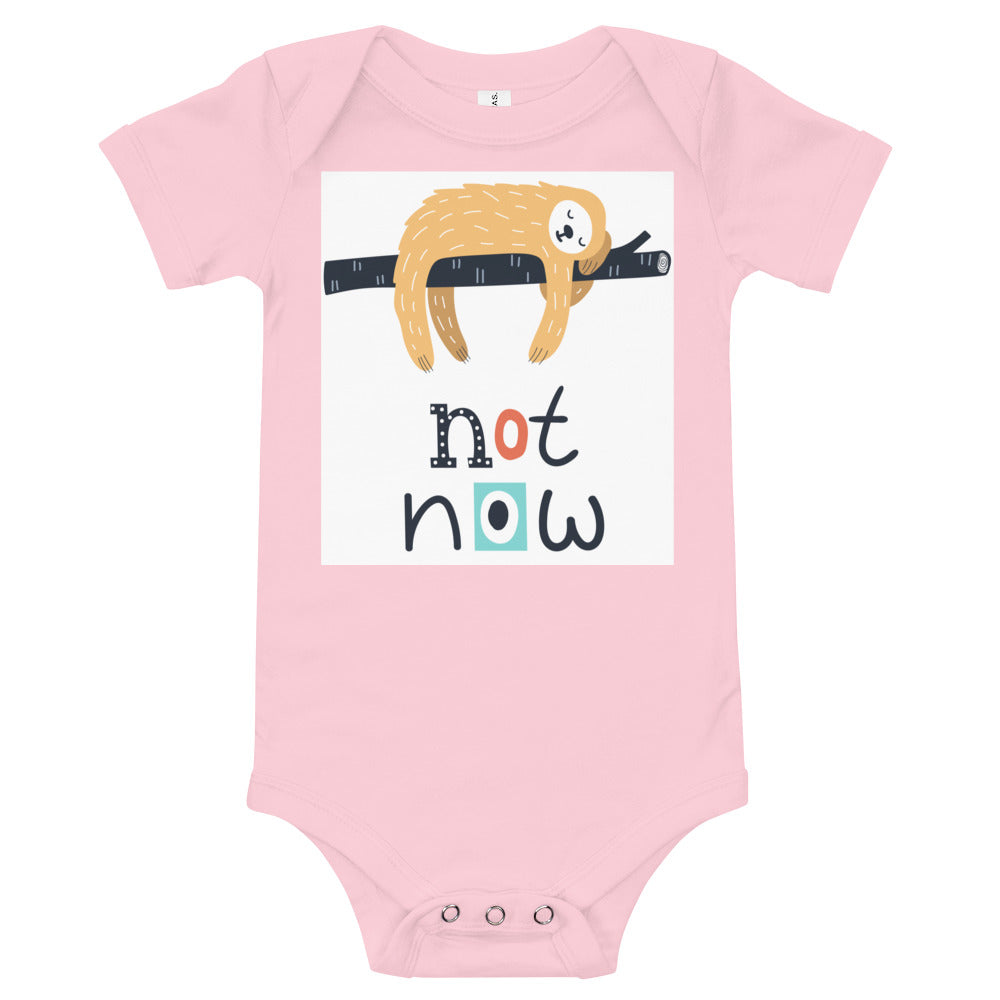 Soft Premium Baby Bodysuit - Not Now!