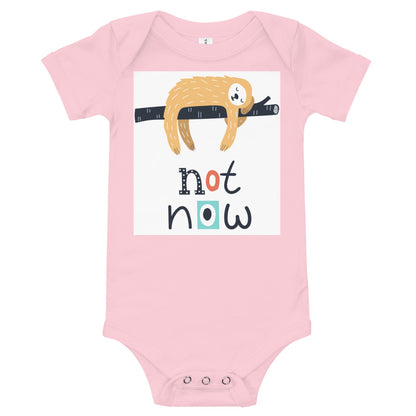 Soft Premium Baby Bodysuit - Not Now!