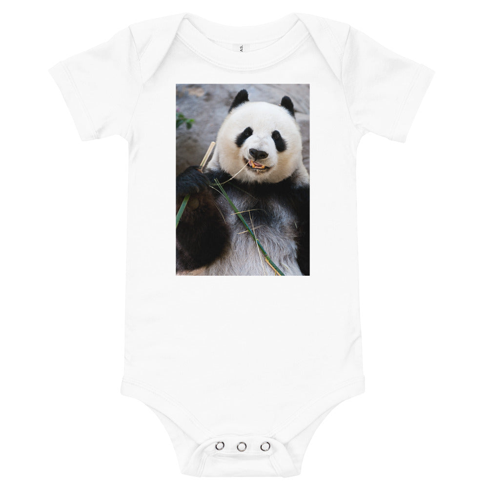 Light Soft Baby Bodysuit - Happy Panda