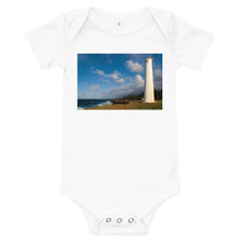 Load image into Gallery viewer, Light Soft Baby Bodysuit - North Point Lighthouse, The Big Island, Hawaii
