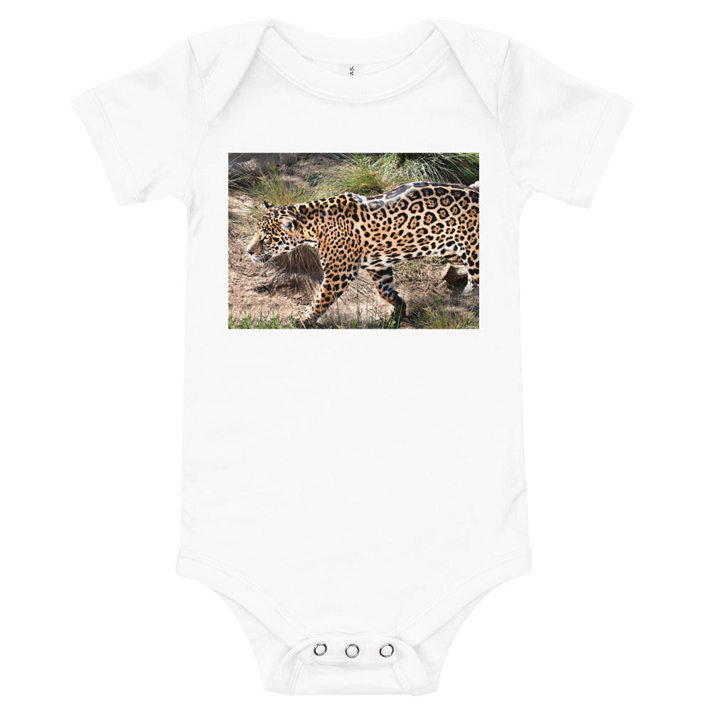 Light Soft Baby Bodysuit - Young Leopard
