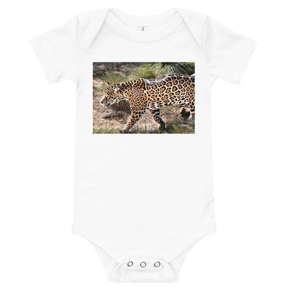 Light Soft Baby Bodysuit - Young Leopard