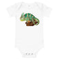 Light Soft Baby Bodysuit - Green Vailed Chameleon