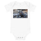 Light Soft Baby Bodysuit - Galapagos Blue Marine Iguana