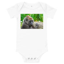 Load image into Gallery viewer, Light Soft Baby Bodysuit - Young Gorilla
