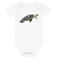 Light Soft Baby Bodysuit - Flatback Sea Turtle