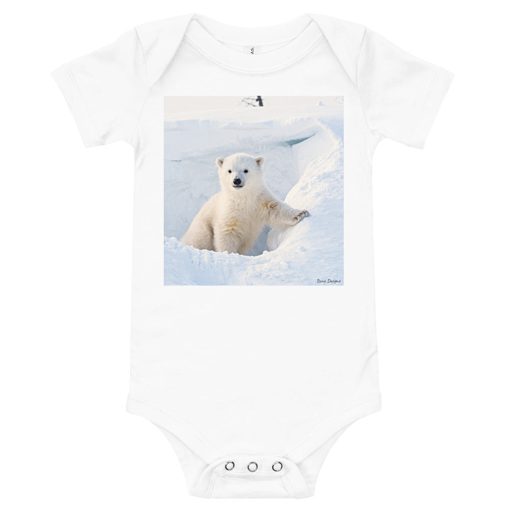 Light Soft Baby Bodysuit - Hi There!