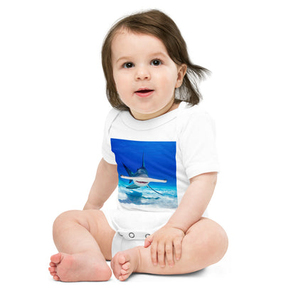 Light Soft Baby Bodysuit - Hammerhead Dead Ahead
