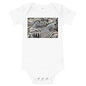 Light Soft Baby Bodysuit - Sharp Dressed Zebras