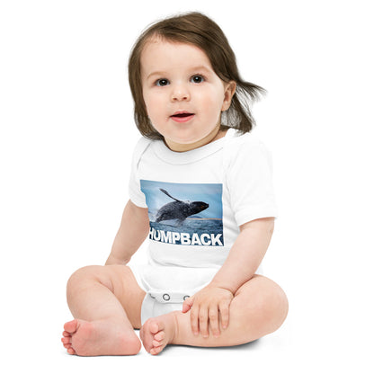 Light Soft Baby Bodysuit - Humpback Breaching