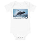 Light Soft Baby Bodysuit - Humpback Breaching