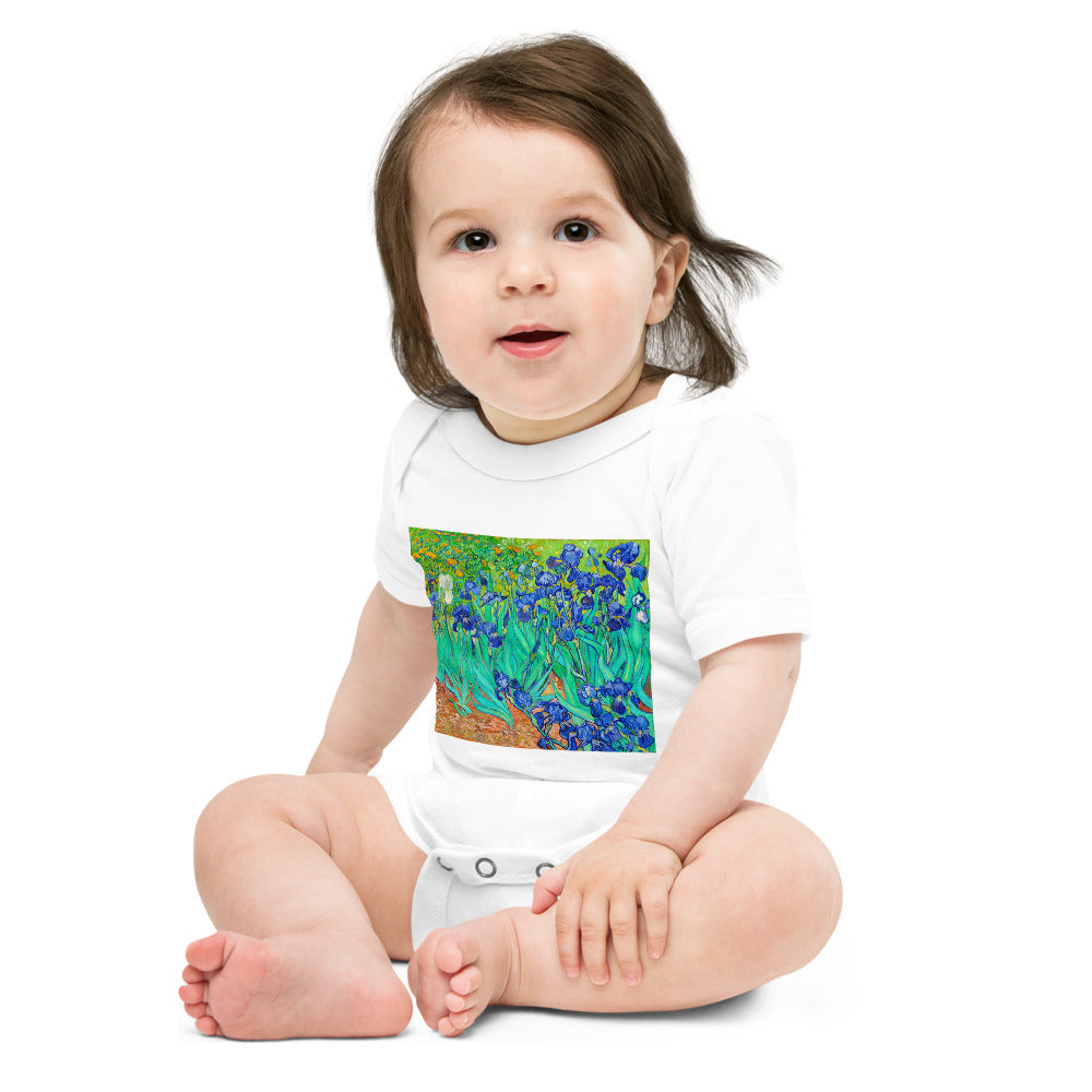 Light Soft Baby Bodysuit - van Gogh: Irises
