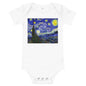 Light Soft Baby Bodysuit - van Gogh: Starry Night