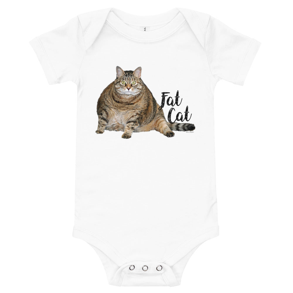 Light Soft Baby Bodysuit - Fat Cat