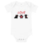Light Soft Baby Bodysuit - Electric Love