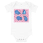 Soft Premium Baby Bodysuit - Funny Blue Tapirs