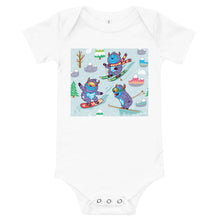 Load image into Gallery viewer, Soft Premium Baby Bodysuit - Yeti Winter Madness
