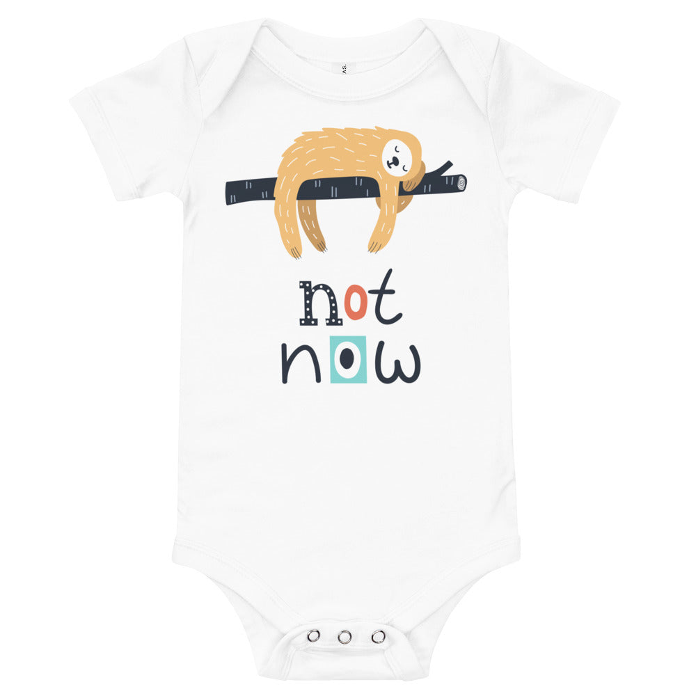 Soft Premium Baby Bodysuit - Not Now!
