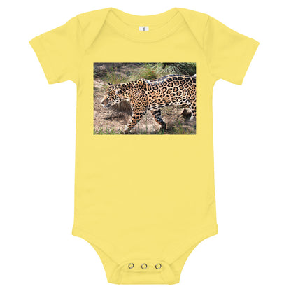 Light Soft Baby Bodysuit - Young Leopard
