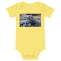 Light Soft Baby Bodysuit - Galapagos Blue Marine Iguana