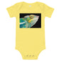 Light Soft Baby Bodysuit - Chameleon Close Up