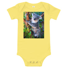 Load image into Gallery viewer, Light Soft Baby Bodysuit - Koala in a Tree
