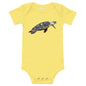 Light Soft Baby Bodysuit - Flatback Sea Turtle