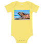 Light Soft Baby Bodysuit - Galapagos Marine Iguana Basking