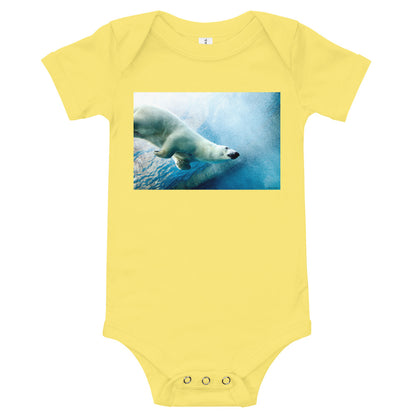 Light Soft Baby Bodysuit - Polar Dip