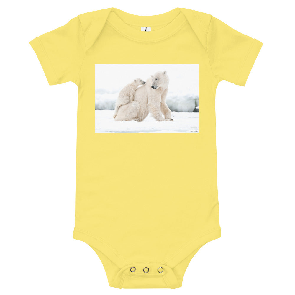 Light Soft Baby Bodysuit - Mom & Cub