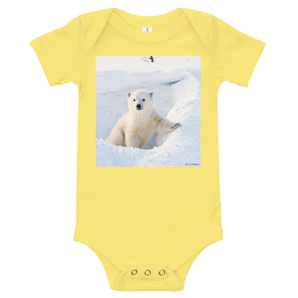 Light Soft Baby Bodysuit - Hi There!