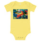 Light Soft Baby Bodysuit - Koi Pond