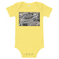 Light Soft Baby Bodysuit - Sharp Dressed Zebras