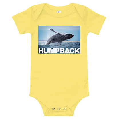 Light Soft Baby Bodysuit - Humpback Breaching