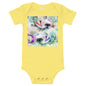 Light Soft Baby Bodysuit - Painted Fish