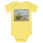 Light Soft Baby Bodysuit - van Gogh: Fishing Boats on the Beach