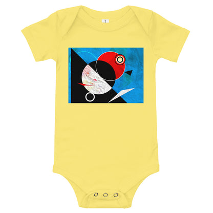 Light Soft Baby Bodysuit - Abstract Orbits