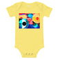 Light Soft Baby Bodysuit - Abstract Red Eye
