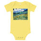 Light Soft Baby Bodysuit - van Gogh: Mountainous Fields Behind St. Paul's Hospital
