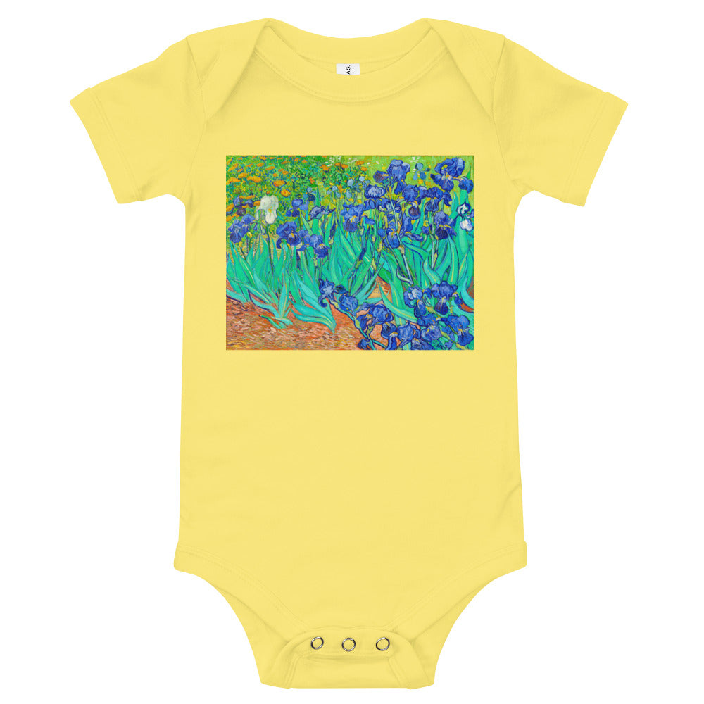 Light Soft Baby Bodysuit - van Gogh: Irises