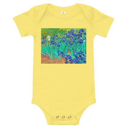 Light Soft Baby Bodysuit - van Gogh: Irises