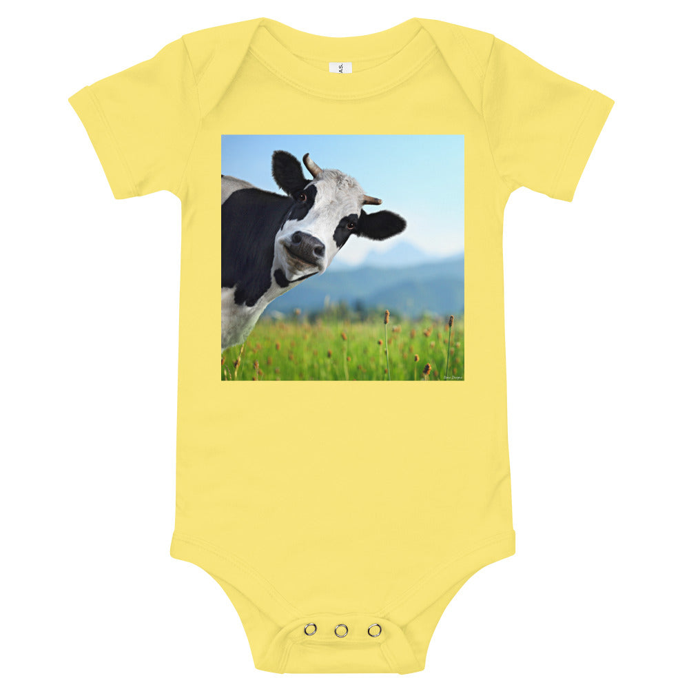 Light Soft Baby Bodysuit - Holy Cow!
