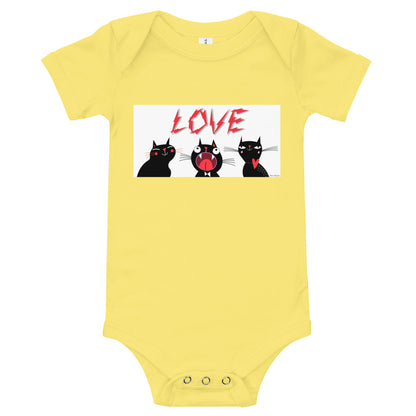 Light Soft Baby Bodysuit - Electric Love