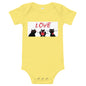 Light Soft Baby Bodysuit - Electric Love