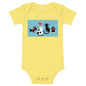 Light Soft Baby Bodysuit - 4 Cats in Love