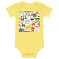 Light Soft Baby Bodysuit - You Animals!