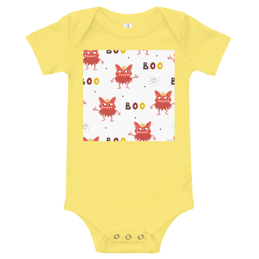 Light Soft Baby Bodysuit - Boo!